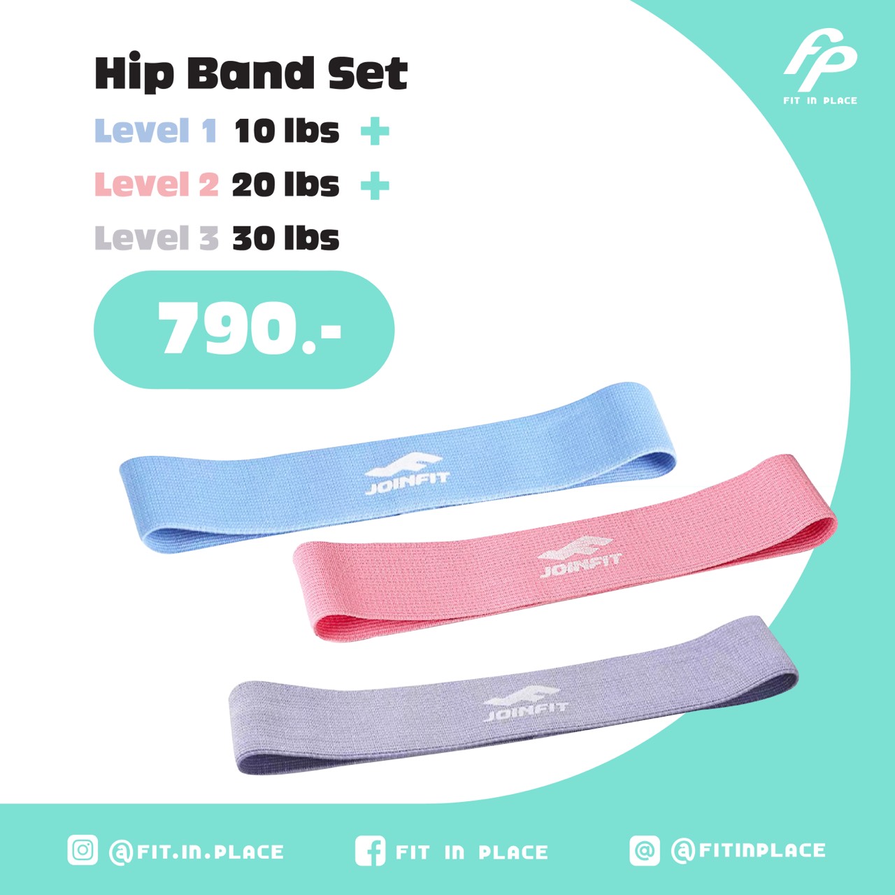 Fit in Place - Joinfit Hip Band Set