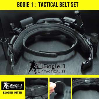 เข็มขัดสนาม เข็มขัดยุทธวิธี พร้อมรองนวม รุ่น 3 เส้น Bogie1 -  (3 Tactical Belt Set by Bogie1) เข็มขัดยุทธวิธี เข็มขัดนวม