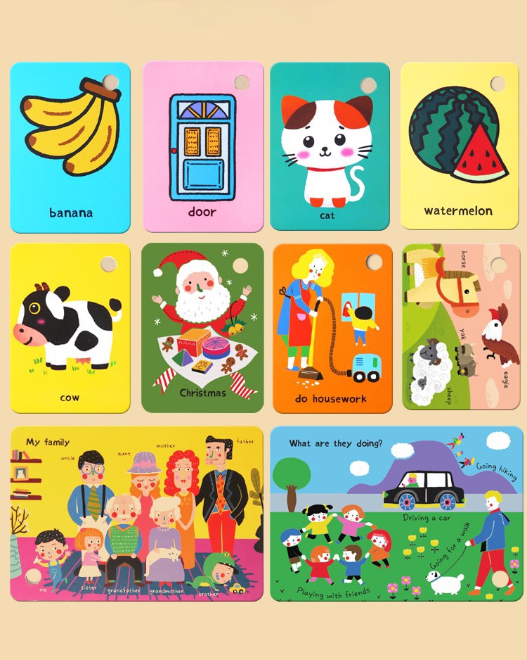 Ring flash cards แฟลชการ์ด คำศัพท์ภาษาอังกฤษ หมวดสัตว์ Animals