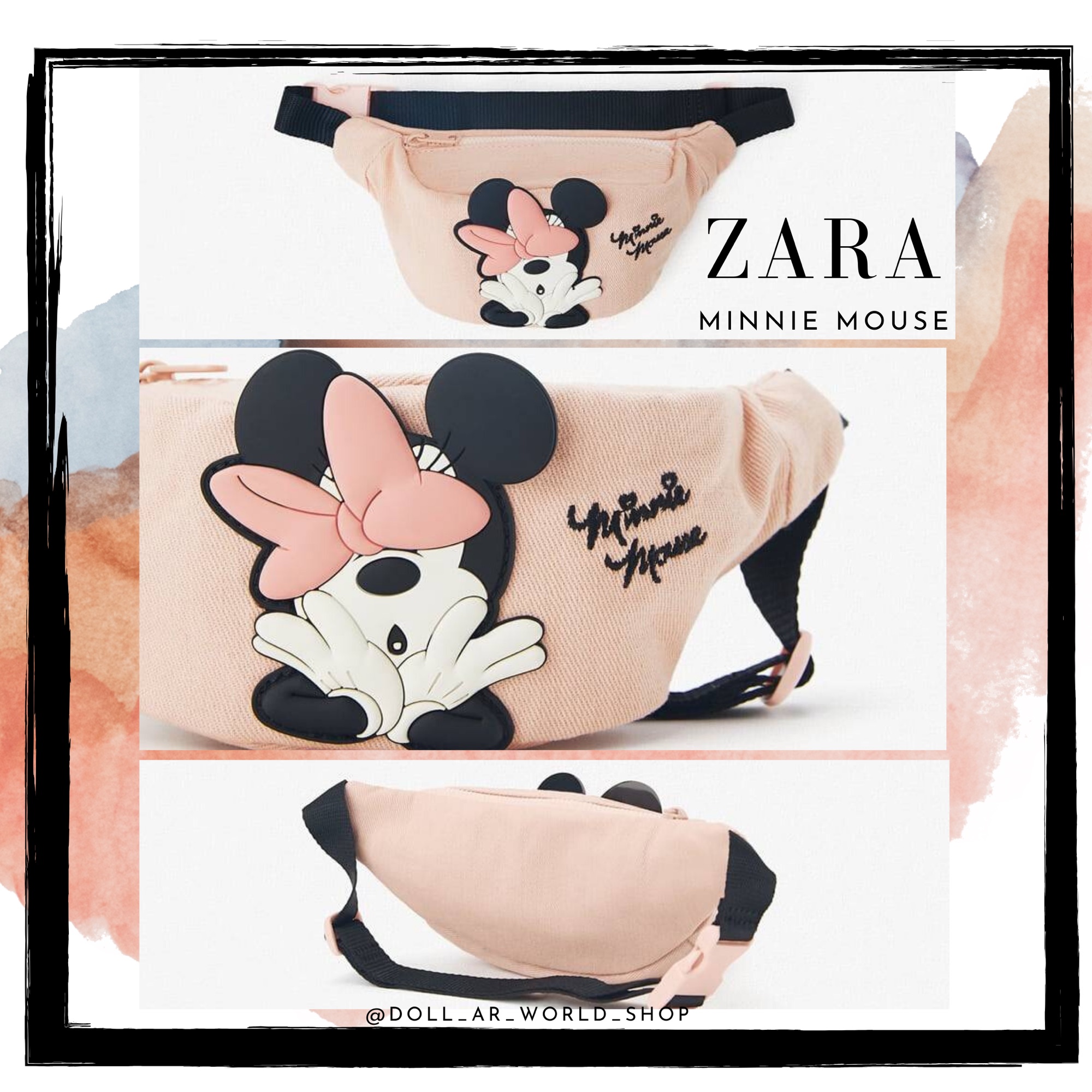 กระเป๋าคาดเอว ZARA Minnie Mouse (มินนี่ เมาส์) @Disney Belt Bag