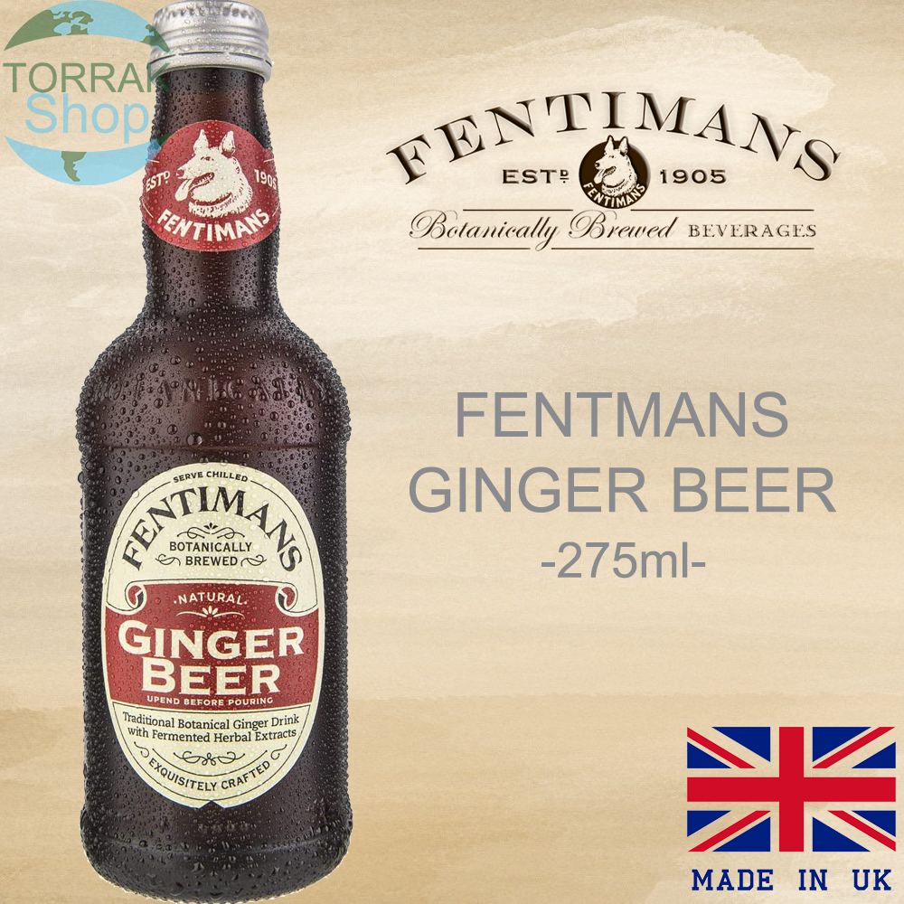 Fentimans Ginger Beer 275 ml เฟนติเมนส์ จินเจอร์ เบียร์ 275 มล.