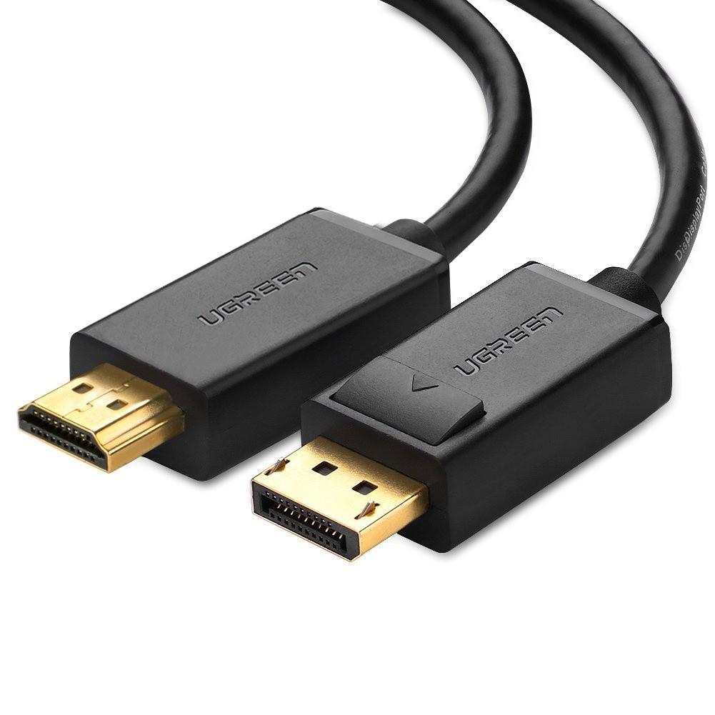 (ส่งจากไทย) UGREEN DisplayPort to HDMI สายต่อจอ 4K DP to HDMI ต่อคอมพิวเตอร์ โน้ตบุ๊ค กับ Monitor Projectors