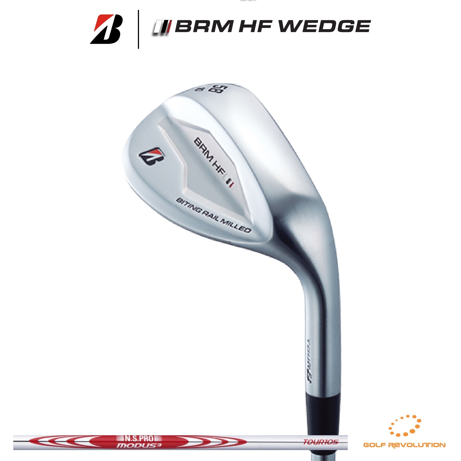 เวดจ์ Bridgestone golf - NEW Tour B BRM HF wedge with NS.Pro Modus105 steel shaft