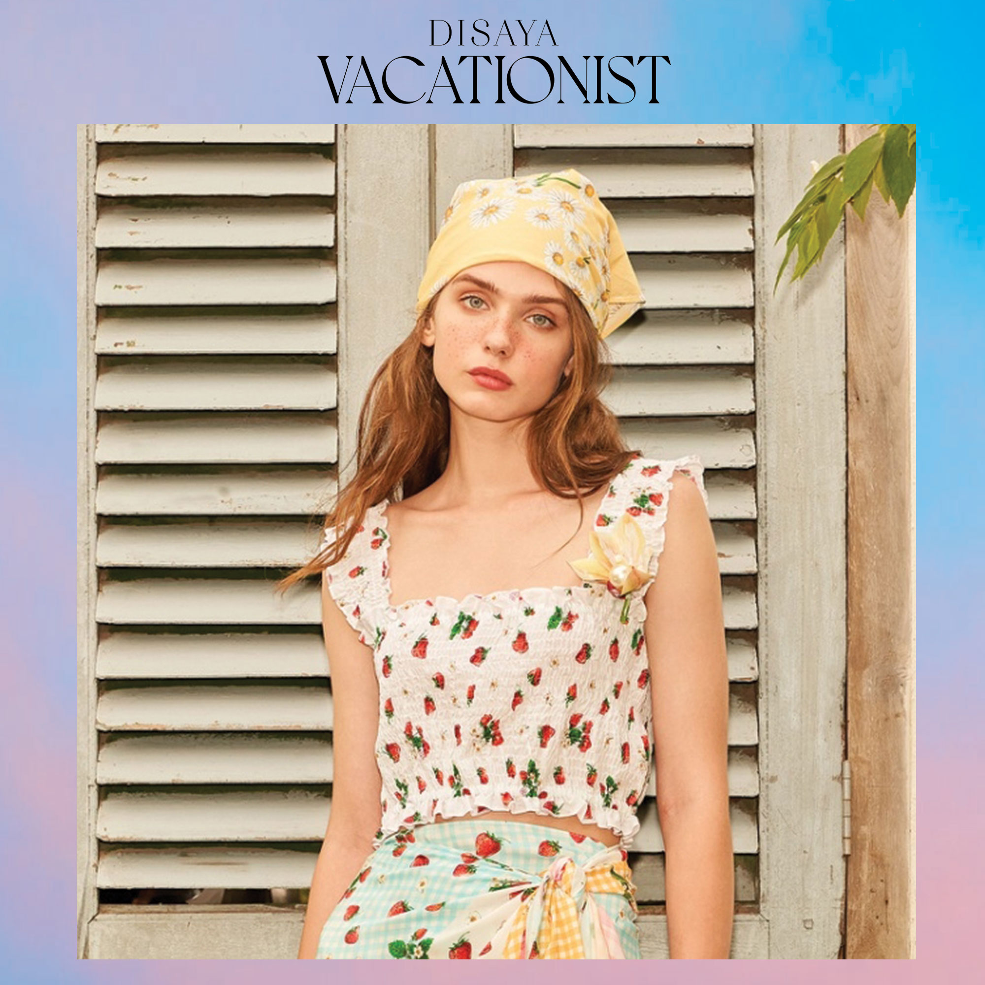 [DISAYA] - Botanical Printed Mini Dress ชุดเดรสสั้นลายปริ้นท์ Botanical ...