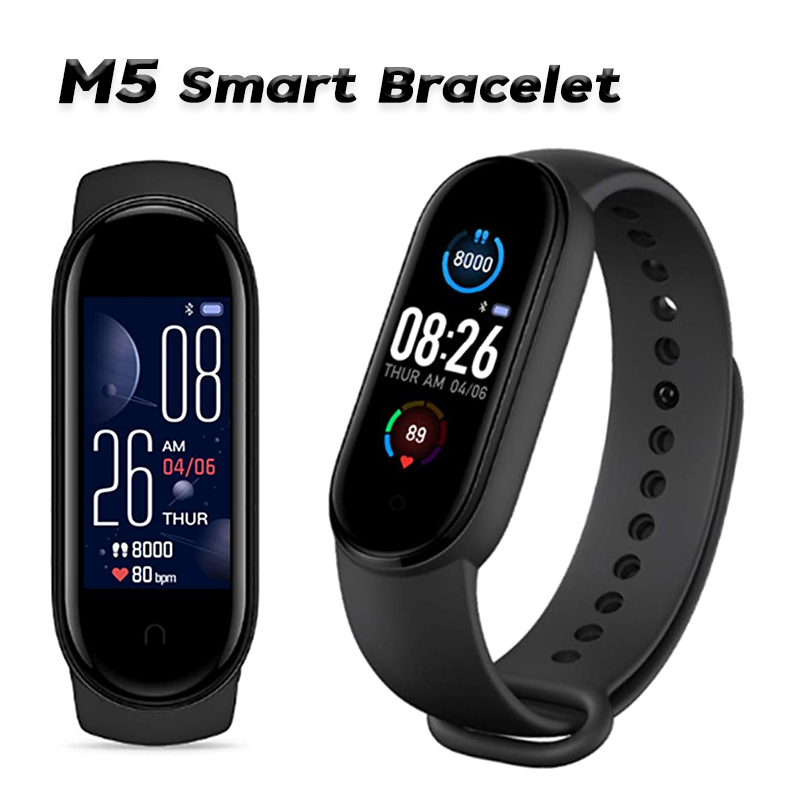 นาฬิกาข้อมือ นาฬิกาสมาทแบนด์ นาฬิกาข้อมืออัจฉริยะ นาฟิกาข้อมือsmart นาฬิกาผู้ชาย นาฟิกาข้อมือผญ นาฬิกาผู้ชาย Smart Band M5 Siamgonia