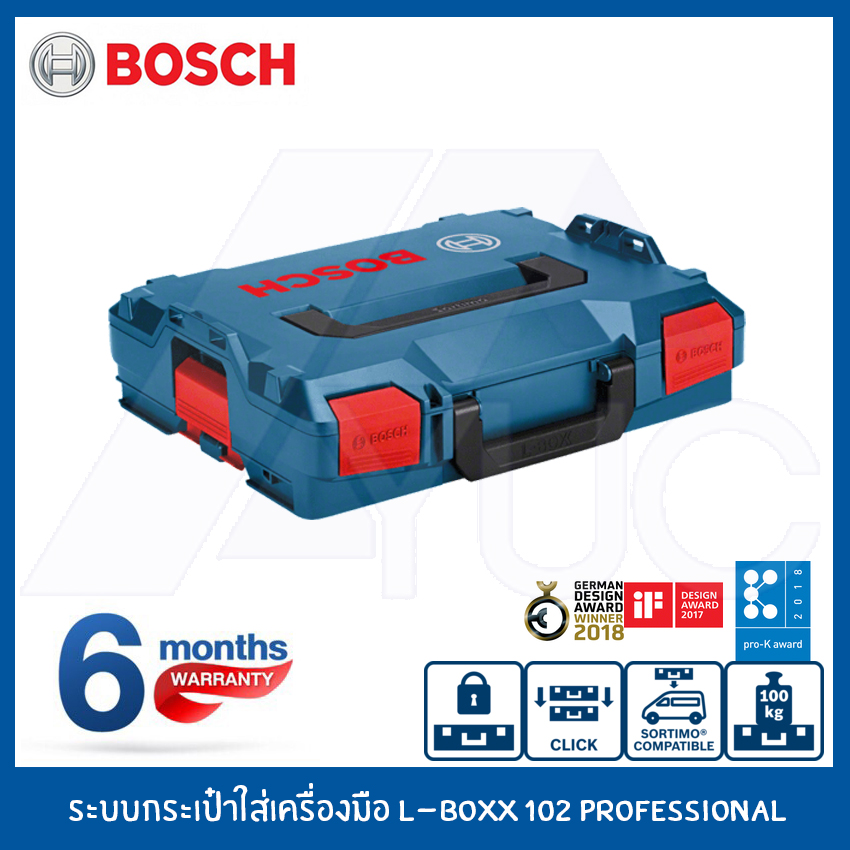 BOSCH ระบบกระเป๋าใส่เครื่องมือ L-BOXX 102 Professional กระเป๋า กล่องเครื่องมือ BOSCH