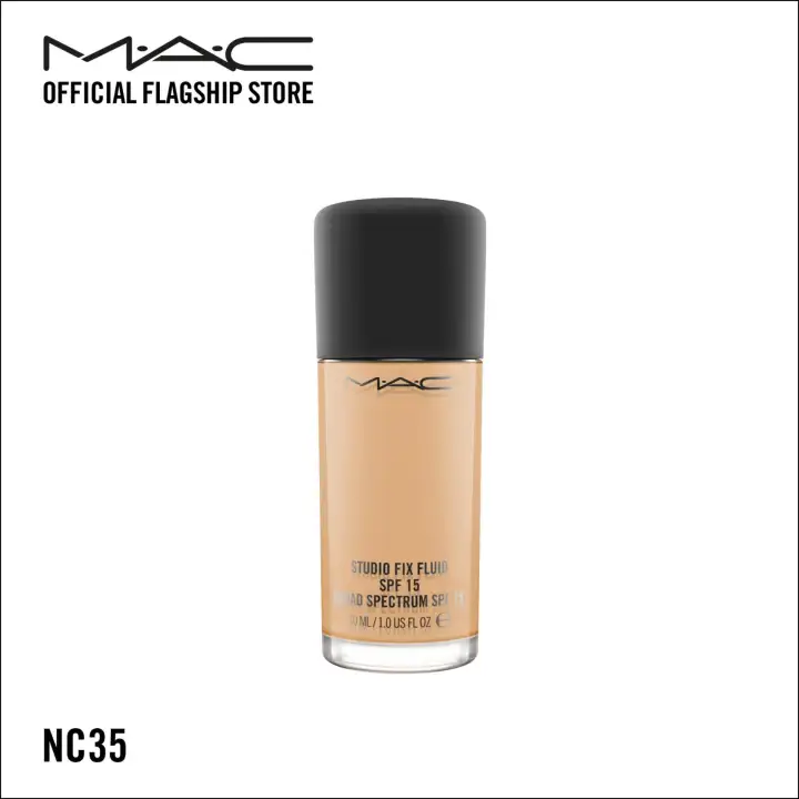 MAC STUDIO FIX FLUID SPF 15 FOUNDATION - NC35