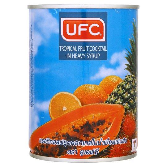 สุดยอด!✅ ยูเอฟซี ทรอปิคอลฟรุตคอกเทลในน้ำเชื่อมเข้มข้น 565กรัม UFC Tropical Fruit Cocktail in Heavy Syrup 565g ?แนะนำ!!