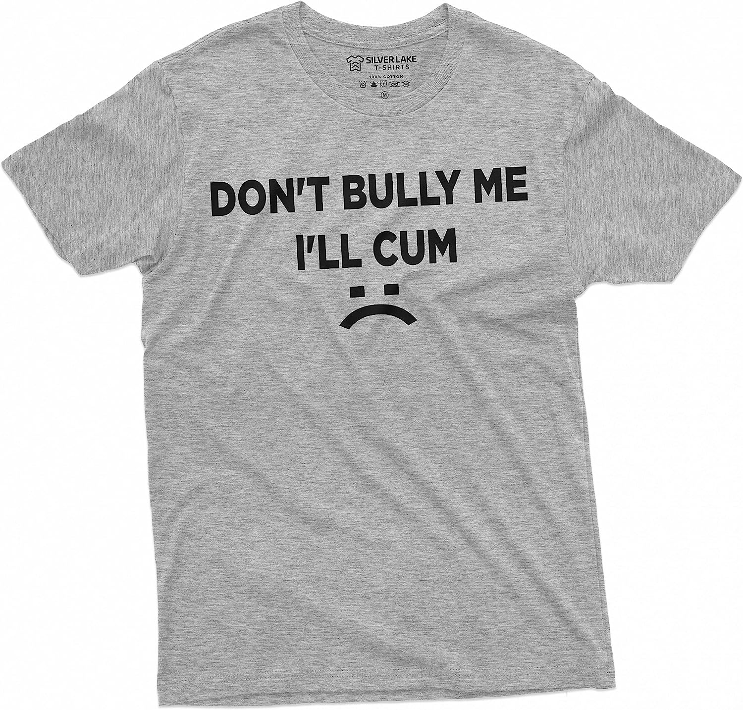 Dont Bully Me Ill Cum Offensive Humorous Saying Tee Sarcastic Tshirt