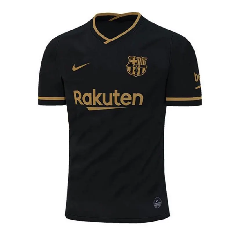 Barcelona เสื้อฟุตบอลชุดเยือน ฤดูกาลใหม่ ปี 21 เสื้อบอล เสื้อผู้ชาย เสื้อผู้ใหญ่ คุณภาพสูง เกรด AAA