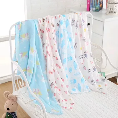ผ้าห่อตัวเด็ก ผ้าห่มเด็กแรกเกิดMuslin ผ้าอ้อมมัสลินนิ่มมาก soft baby blanket