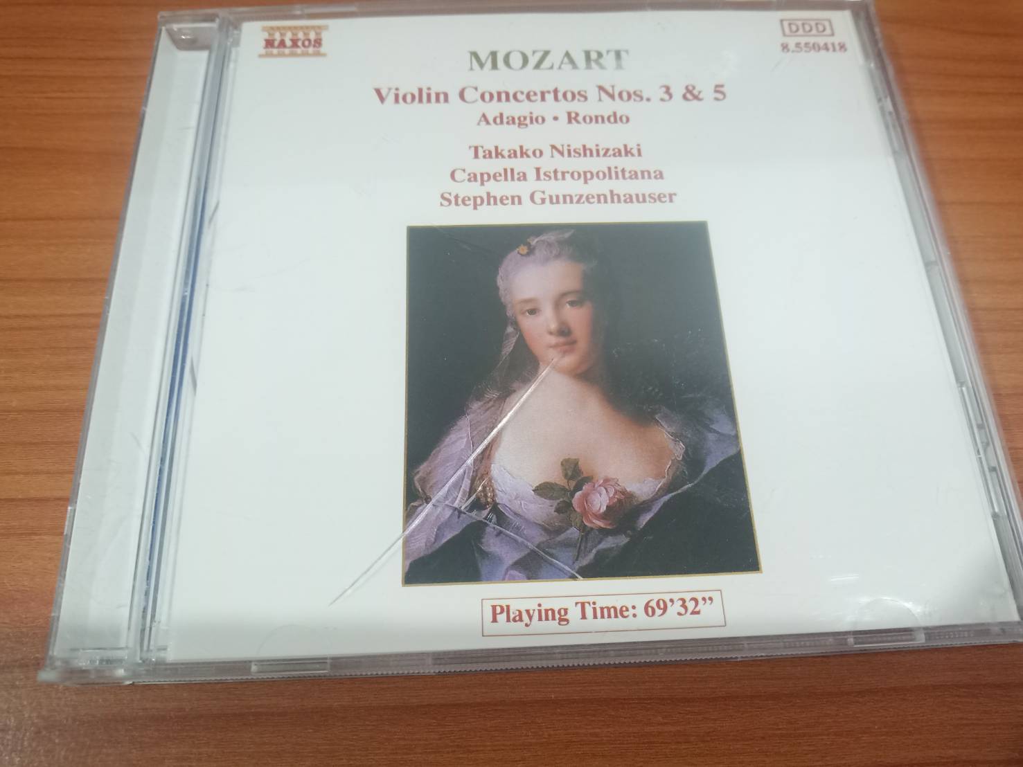 CD MUSIC ซีดีเพลงสากล MOZART Violin Concertos Nos.3 & 5