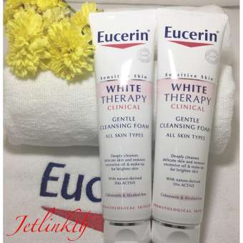 Eucerin White Therapy Clinical Gentle Cleansing Foam 150 ml.EXP:08/2021 (2 ชิ้น)