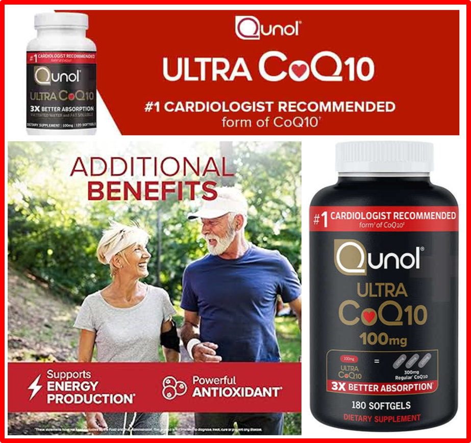 Qunol Ultra CoQ10 100 mg 180 ᤻ 3x ٴա 3  Better  Absorption | Lazada.co.th