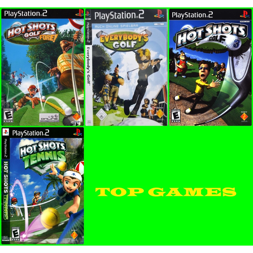 Lot Of 2 PS2 Games: Hot Shots Tennis (New) & Hot Shots Golf (used)  711719761020