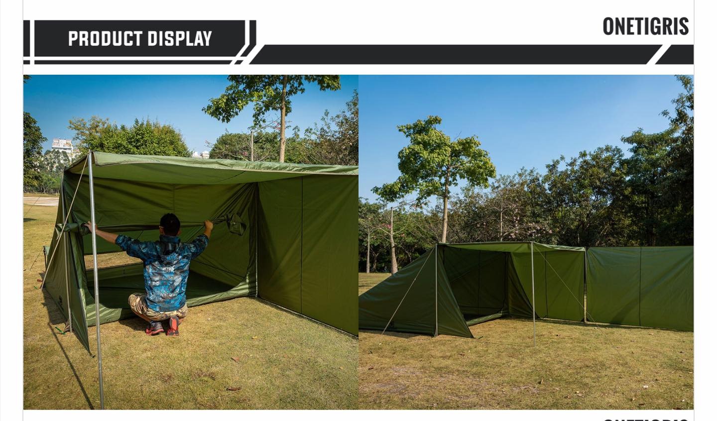 ONETIGRIS TIGERSDEN BAKER STYLE TENT เต็นท์ อุปกรณ์แคมป์