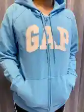 ภาพขนาดย่อของภาพหน้าปกสินค้าเสื้อ GAP Hoodie เสื้อฮูดแขนยาว Gap Zip Hoodie whitecream Outlet เนื้อผ้าใส่แล้วสบาย ไม่ร้อน จากร้าน Lovely Nice Shop บน Lazada ภาพที่ 7