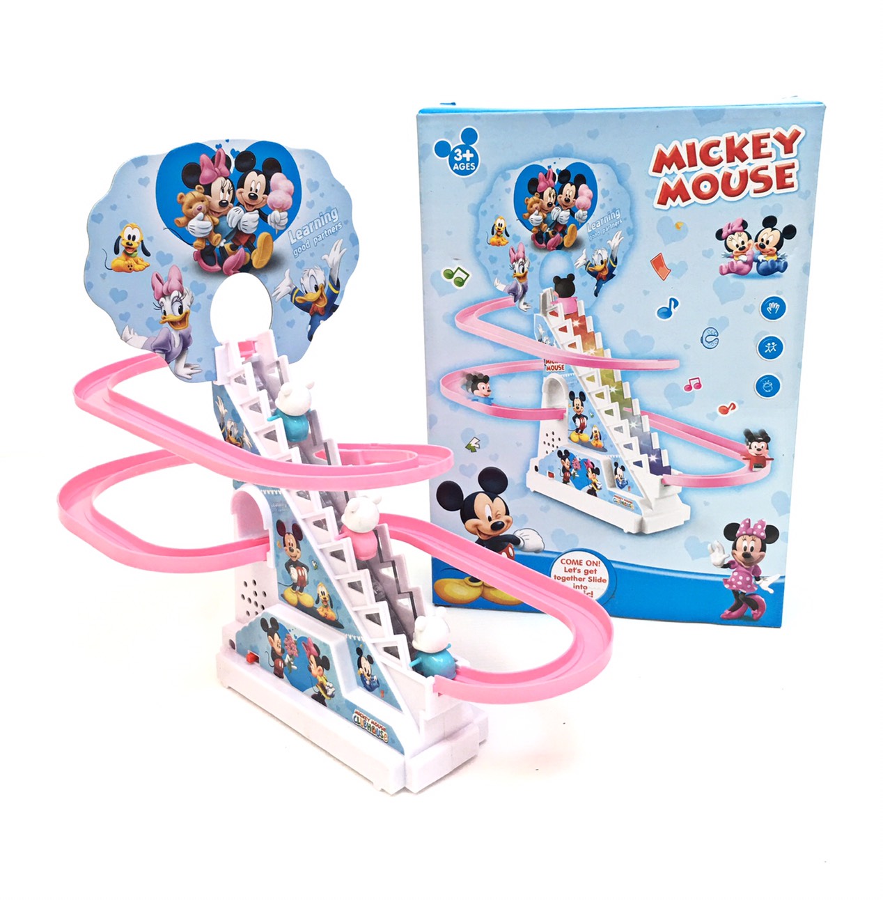 #ชำระเงินปลายทางได้จ้า# Mickey Mouse Music Track บันไดมิกกี้เมาส์ มิกกี้เมาส์ไต่บันได มีไฟ มีเสียงดนตรี