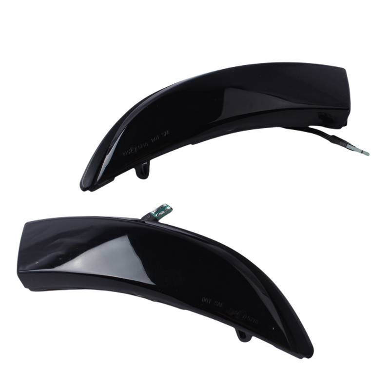 Coppia Di Coprispecchietti Neri Lucidi Per Ford Fiesta MK7 (2008-2017) - Compatibili Con Modelli Con E Senza Freccia, Sostitutivi Originali, Facili Da Installare - 5