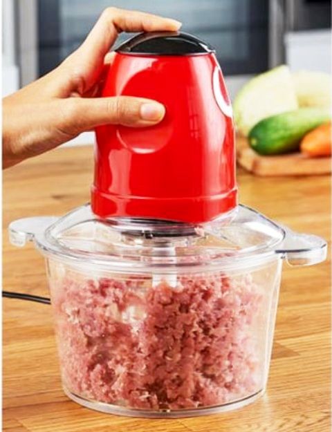 LE CUISSON เครื่องปั่นอาหารไฟฟ้า เครื่องบดเนื้อสัตว์ และอาหารทุกประเภท (คละสี)