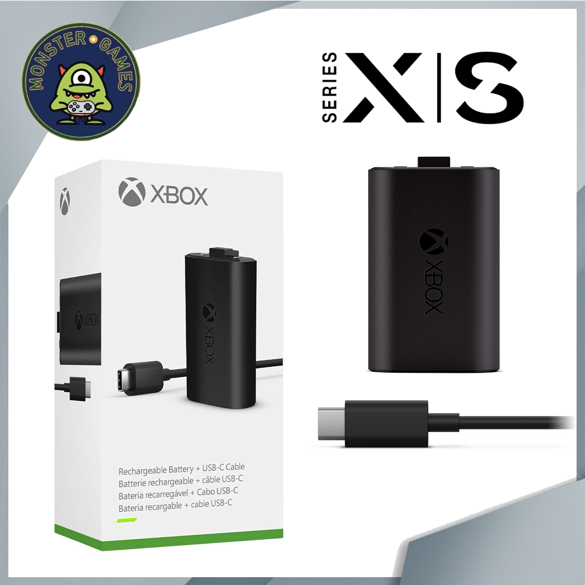 Xbox Rechargeable Battery พร้อมสาย USBC Cable ใช้กับ Xbox Series X