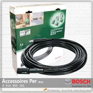 BOSCH สายต่อเพิ่มความยาวสายฉีดน้ำแรง ยาว 6เมตร ใช้กับรุ่น AQT33-10/AQT35-12/AQT37-13