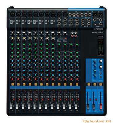MG16 Yamaha Mixer No Effect ขนาด 16 ช่อง ( มิกซ์เซอร์ ไม่มีเอฟเฟค สำหรับงาน กลางแจ้ง แสดงสด ติดตั้ง )