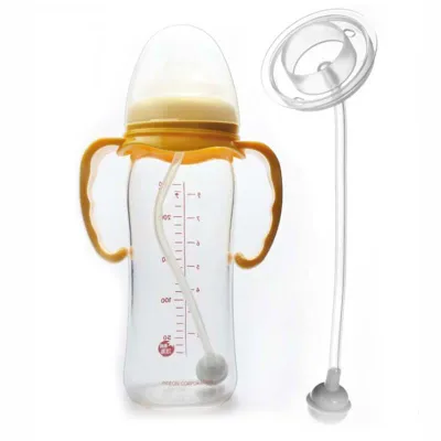 1Pcs Baby Bottle Accessories Dedicated Straw Wide-mouth Bottle Accessories Straw Gravity Ball Combination 5cm Diameter