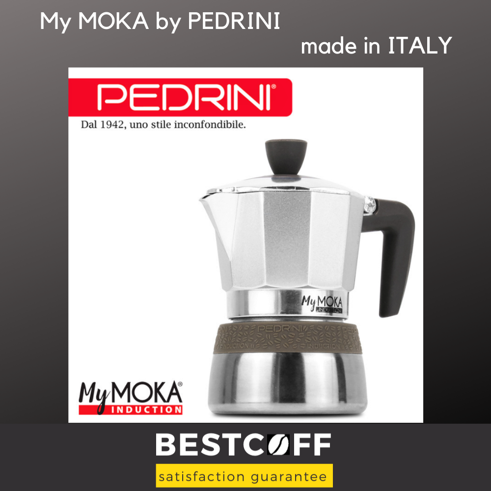 My MOKA by PEDRINI from ITALY moka pot for induction 3 cup