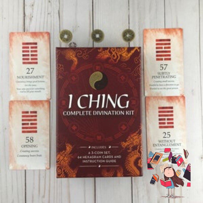 I Ching Complete Divination Kit: A 3-Coin Set, 64 Hexagram Cards