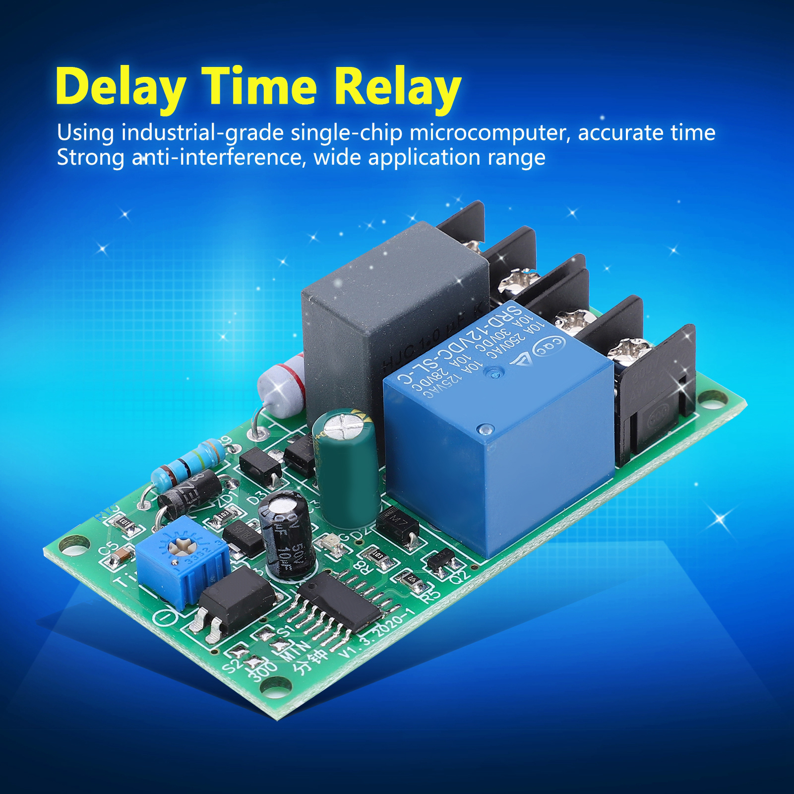 ความล่าช้าของโมดูลรีเลย์ Power Off Switch บอร์ดคอนโทรลส่วนประกอบ