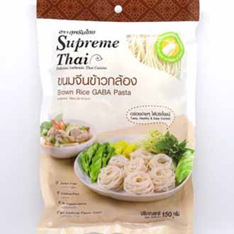 SupremeThai Germinated Rice Pasta -Brown Rice ขนมจีนจากข้าวเพาะงอก ข้าวกล้อง