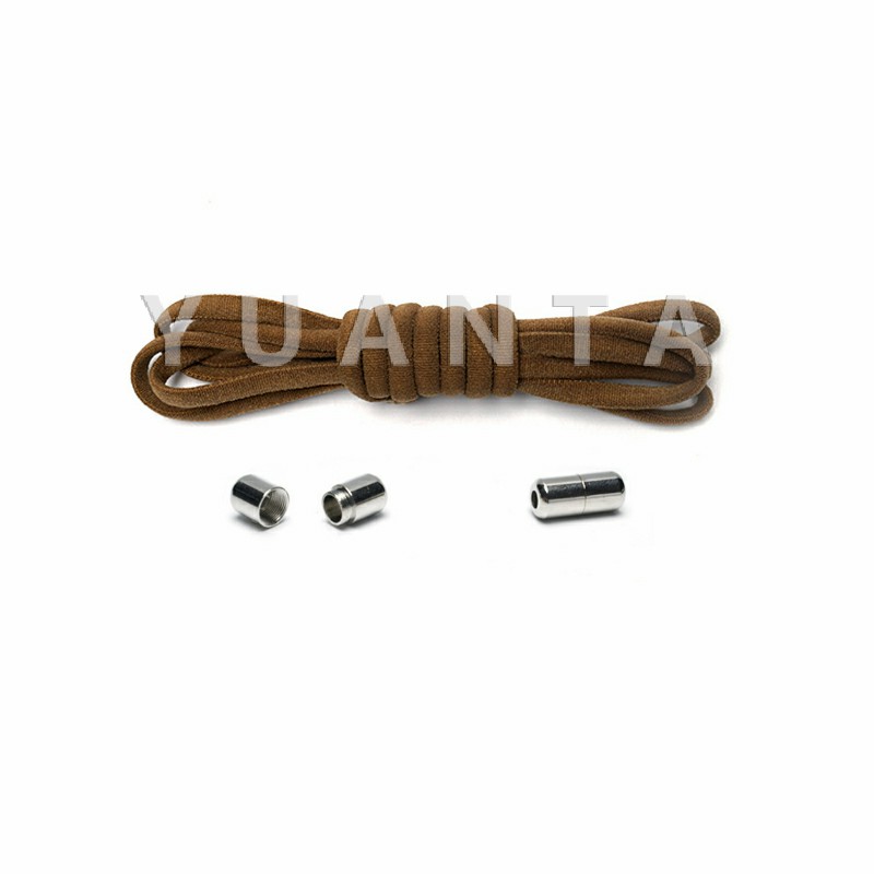 YUANTA เชือกรองเท้า ไม่ต้องผูก สายยืดหยุ่นได้ดี Elastic metal shoelace