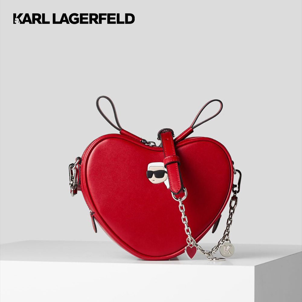 Karl Lagerfeld Heart-Shaped Coin Purse