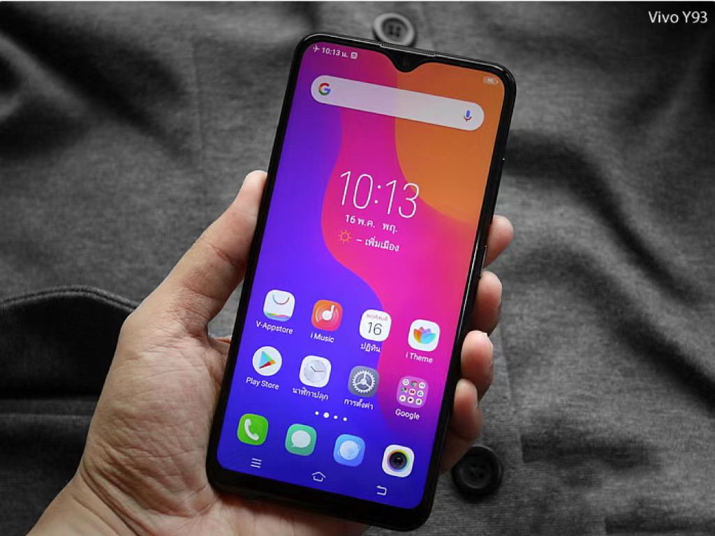โทรศัพท์มือถือ VIVO Y93 RAM 6GBROM 128GB ของแท้100 ประกันร้าน