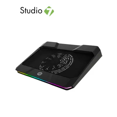 แท่นวางโน๊ตบุ๊คระบายความร้อน Cooler Master Cooling Pad ARGB Spectrum Notepal X150R by Studio 7