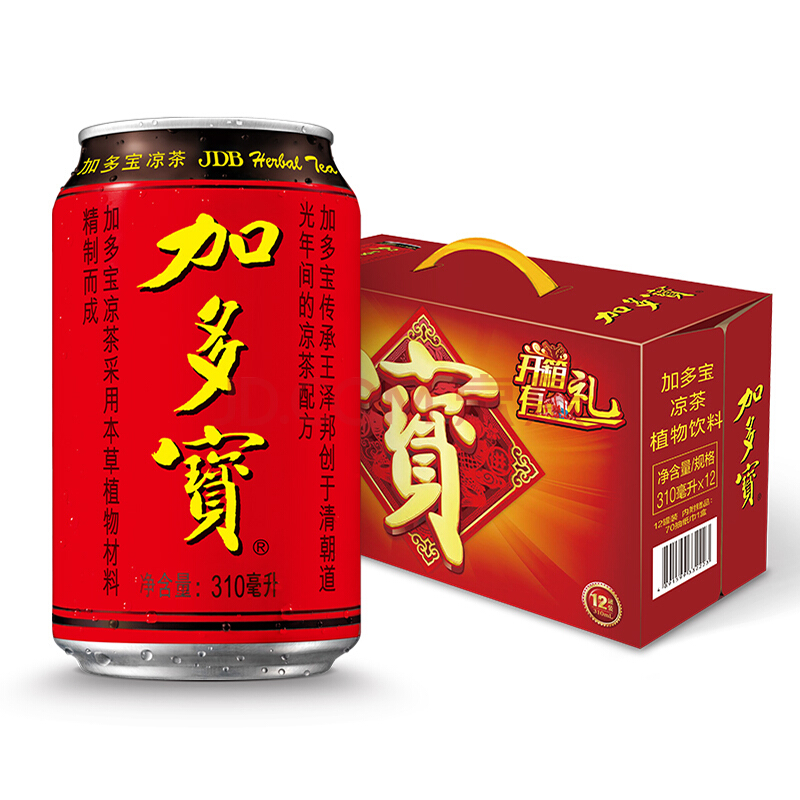 เครื่องดื่มสมุนไพร เจียตัวเป่า อร่อยสดชื่น ชื่อดังในจีน (310 ml)