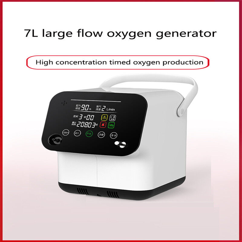 เครื่องผลิตออกซิเจน 1L Oxygen Machine Home Oxygen Machine Elderly Pregnant Women Small Portable 3L Atomization Multi Layer Filtration