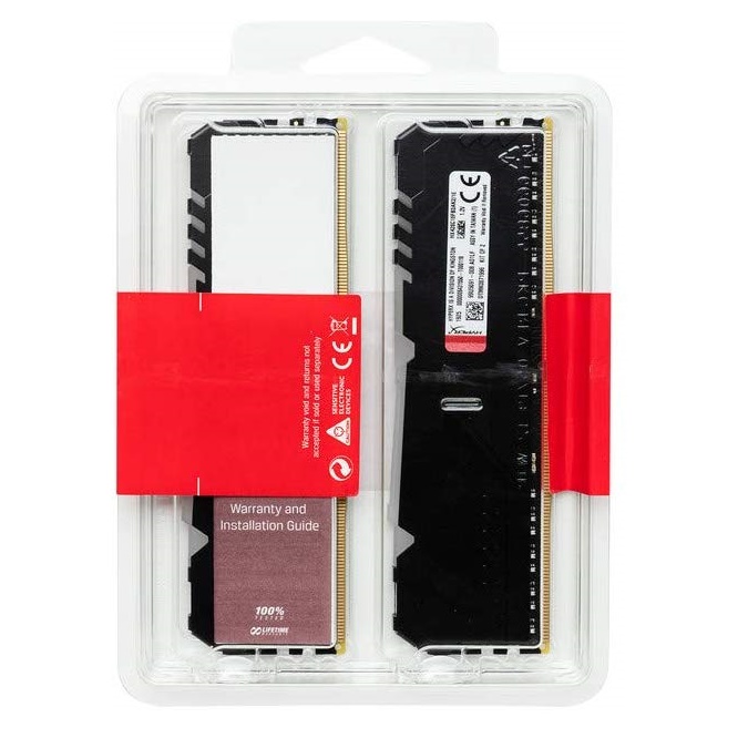 KINGSTON HyperX FURY (แรมพีซี) 16GB (8GBx2) DDR4/2666 RGB (HX426C16FB3AK2/16) ราคา 3,906 บาท*ส่งฟรี
