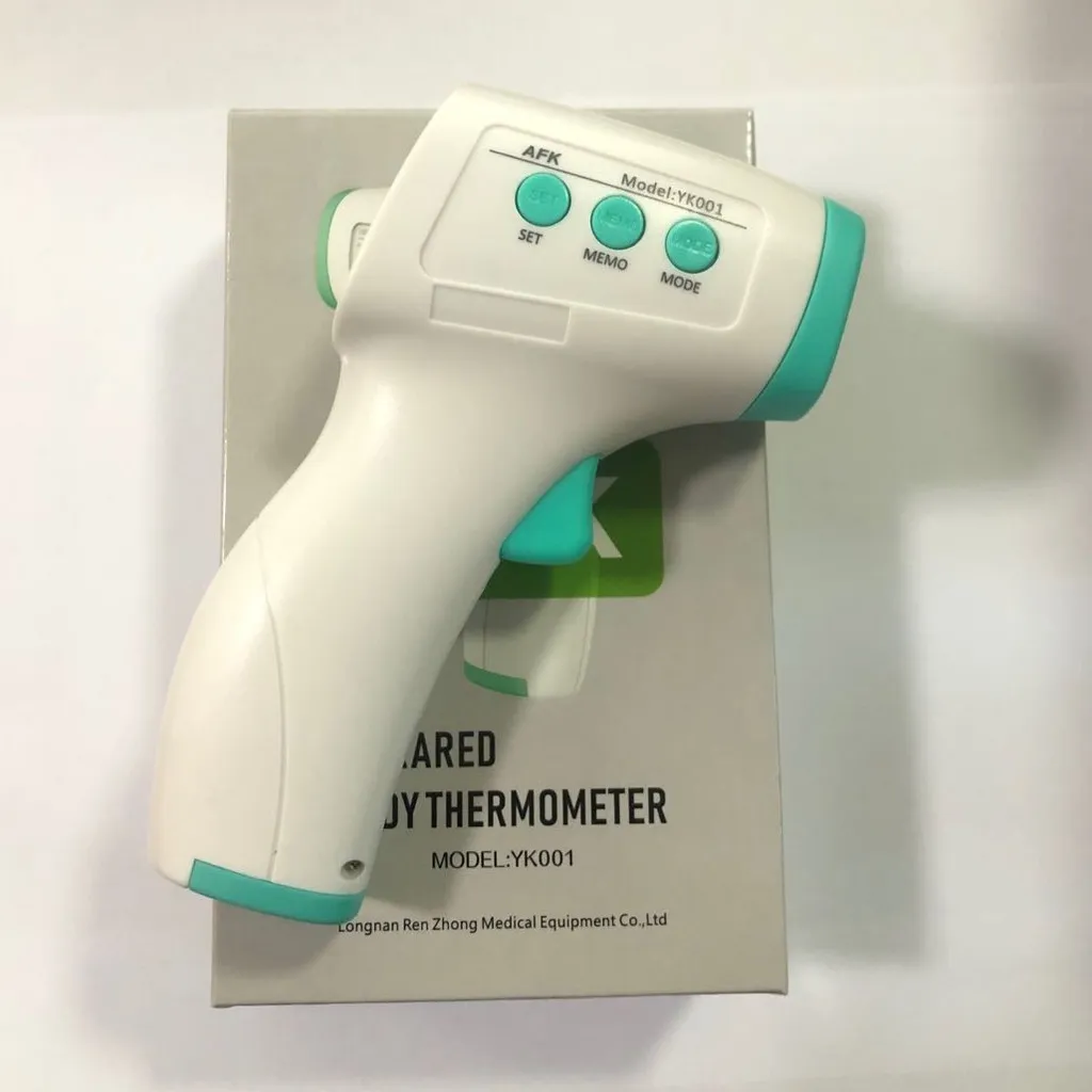 SALE!!! ⚡️พร้อมส่ง⚡️AFK Infrared Body Thermometer เครื่องวัดไข้ดิจิตอลแบบยิง ปืนวัดไข้อินฟราเรด รุ่น YK001 (ใหม่ล่าสุด) เครื่องวัดไข้ดิจิตอล เครื่องวัดอุณหภูมิอินฟาเรด เครื่องวัดไข้อัจฉริยะแบบพกพา เครื่องวัดอุณหภูมิแบบเลเซอร์