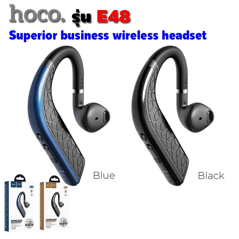 HOCO E48 Superior business wireless headset หูฟังบลูทูธไร้สาย ใส่สลับข้างได้ สินค้าของแท้ 100% YY shop