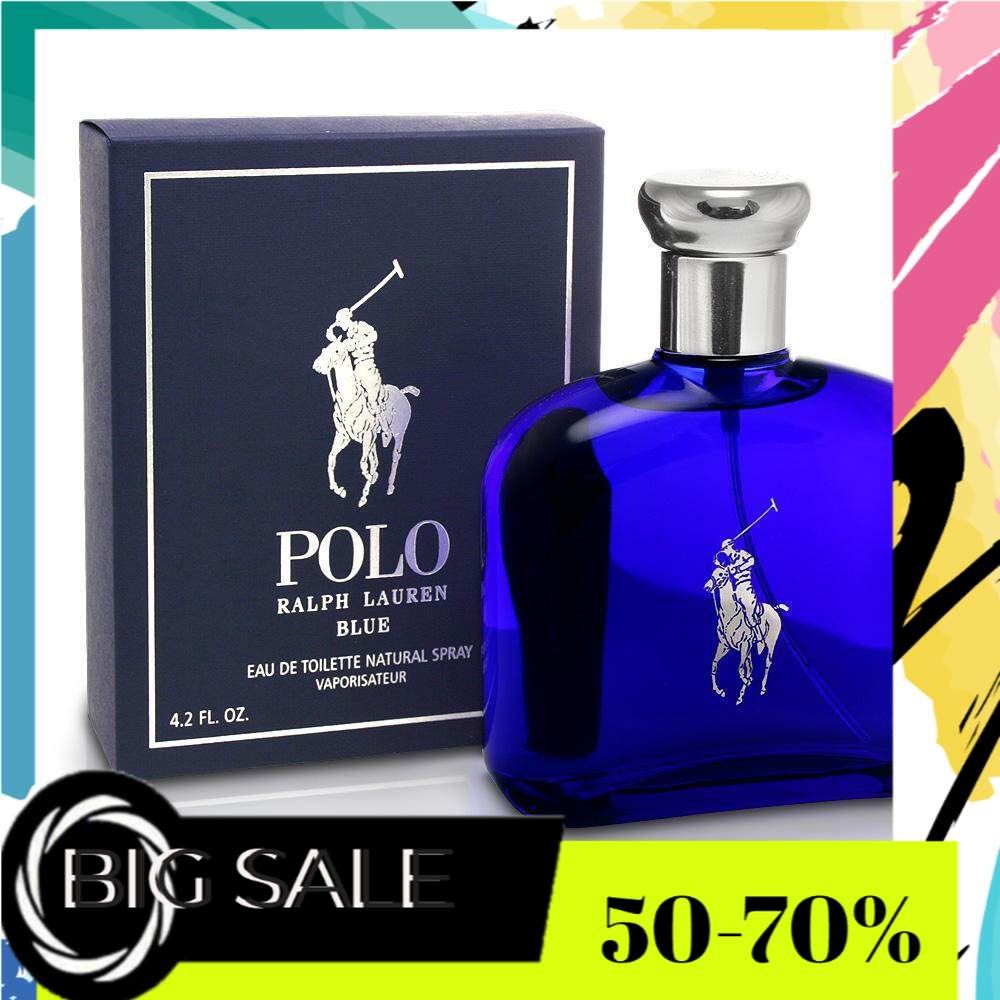 Ralph Lauren Polo Blue Eau de Toilette for Men 125ml ( Original 100 % ...