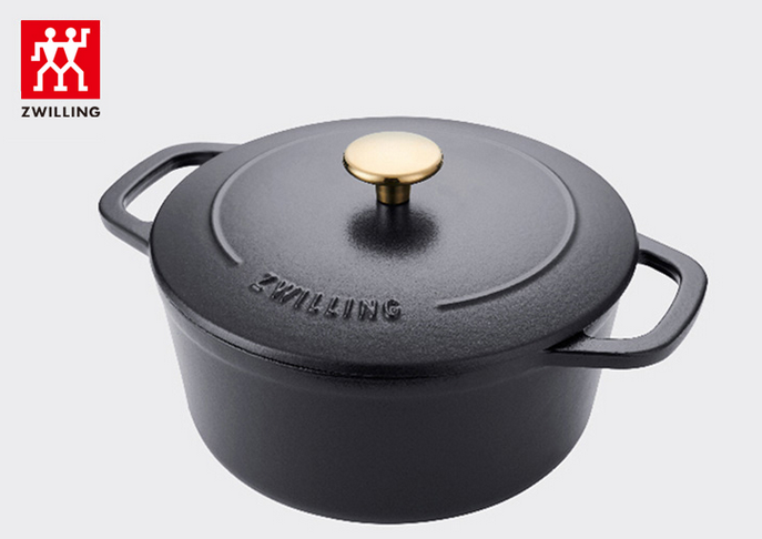 Zwilling (ZWILLLING) enamel cast iron pan 20cm 40501-462 home kitchen stew pot soup pot stew pot