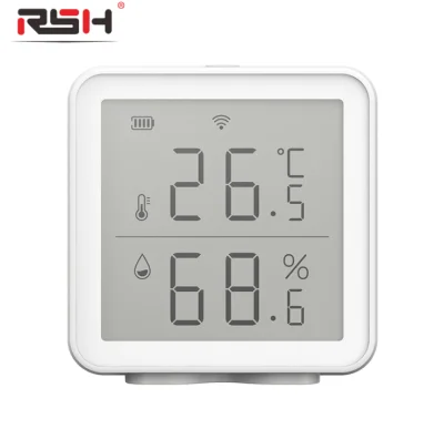 Tuya Smart Home WFI Temperature and Humidity Detector Wireless Temperature and Humidity Sensor Intelligent Linkage Temperature and Humidity Tuya Smart Home WFI เครื่องตรวจจับอุณหภูมิและความชื้น เซ็นเซอร์อุณหภูมิและความชื้นไร้สาย เชื่อมโยงอัจฉริยะอุณหภูมิ