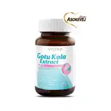 ภาพขนาดย่อของภาพหน้าปกสินค้าVistra Gotu Kola Extract Plus Zinc 30 Cap จากร้าน ASOKEVEJ บน Lazada ภาพที่ 1