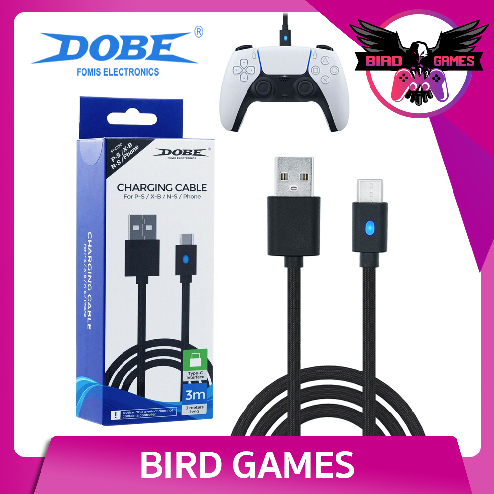สายชาร์จจอย Ps5 ของแท้ Dobe PS5 Charging Cable [USB Charger for Ps5] [USB Charger] [สายUSB Ps5] [สายชาร์จ ps5] [สายชาร์จ Xbox One X series]
