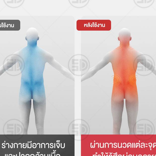 แนะนำ เบาะนวดไฟฟ้า หมอนวด Multi Function เบาะนวดอเนกประสงค์ แยกส่วนได้ นวดคอ หลัง พรีเมี่ยมสีดำ New massage pad เบาะรองนวดในบ้าน SHUNDING