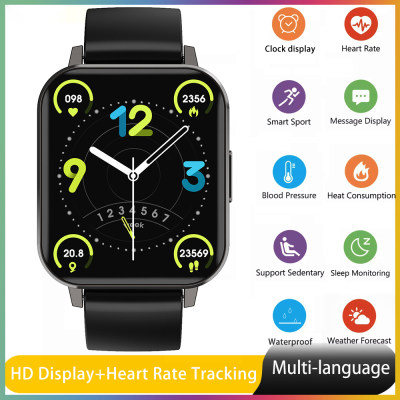 ?Local Stock?2021 New Fitbit Smart Watch Full Touch Screen Sport Fitness Watch Heart Rate Blood Pressure Waterproof Smartwatch For Android IOS