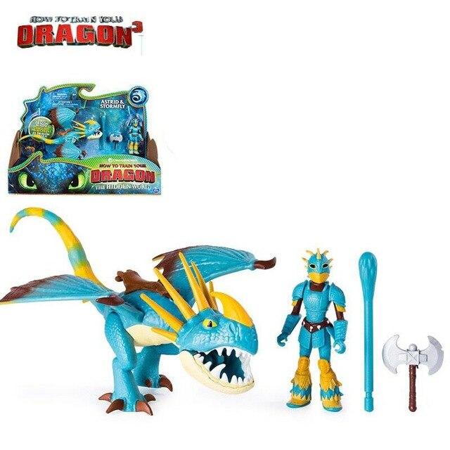 Genuine How To Train Your Dragon 3 Hiccup & Toothless/Light Fury Astrid & Stormfly Snotout