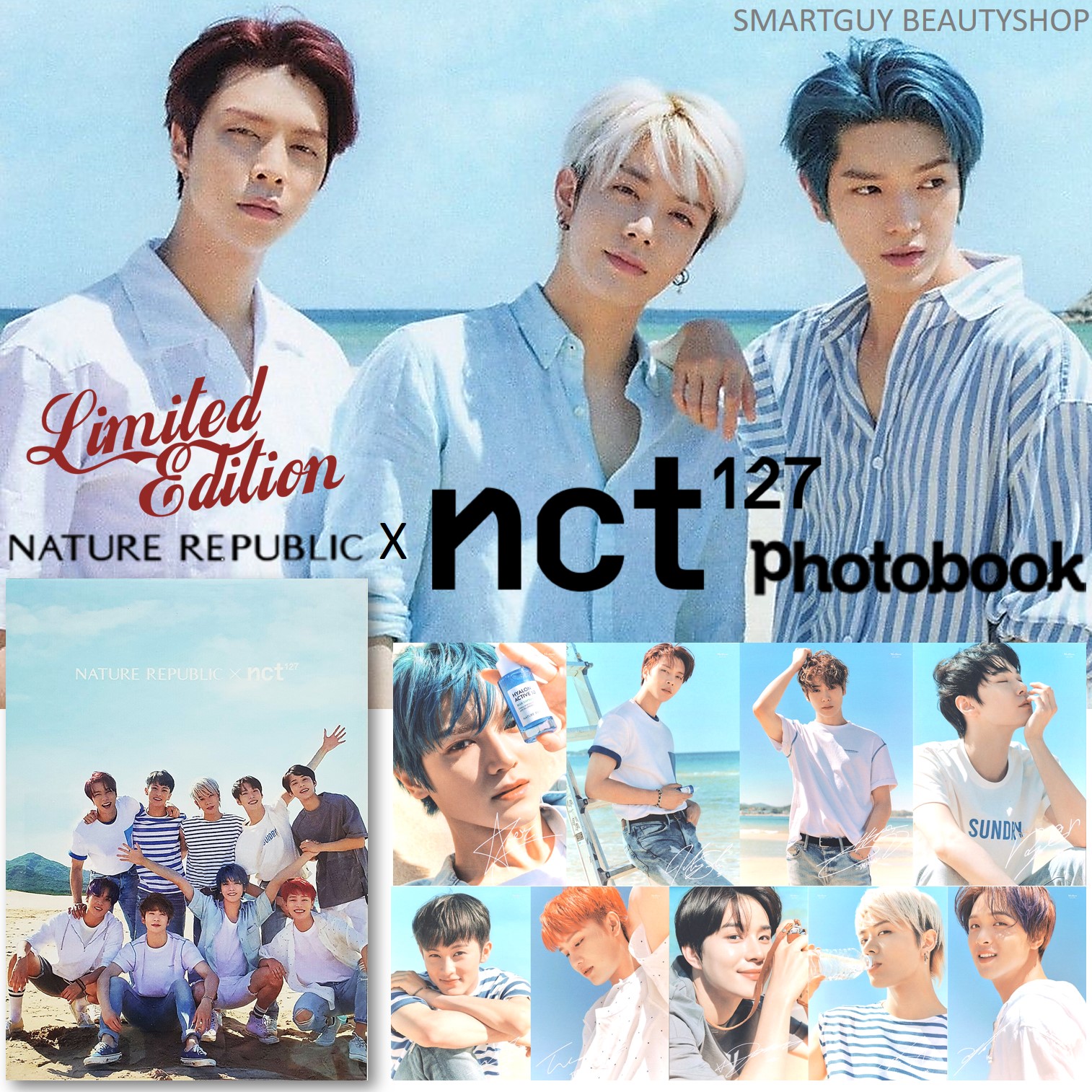Nature Republic X NCT127 PhotoBook Special Edition สมุดภาพศิลปินเกาหลีสุดพิเศษของแท้จำนวนจำกัด